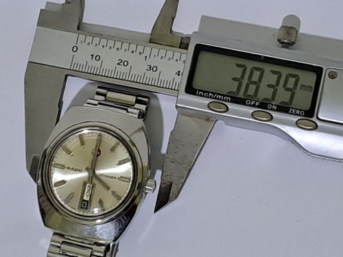 VINTAGE RADO VOYAGER 11814/1 AUTOMATIC DAY DATE ETA 2798 SWISS MEN WATCH WORKING - Picture 16 of 17