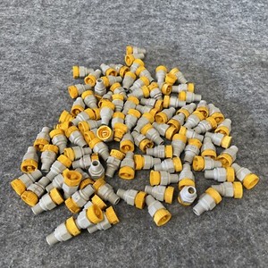 Lot Of 100 Spraying Systems 1/8QPPM+QMVV-11006 60 GPM Veejet Spray Nozzle Used