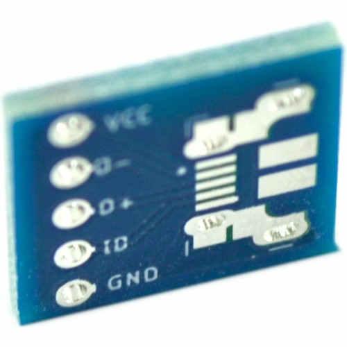 5 Stck. USB Micro Stecker Breakout Board 2,54 mm Prototyp Debug Flux Workshop - Bild 4 von 6