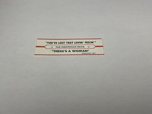 Jukebox Title Strip Righteous Brothers You’ve Lost That Lovin’ Feelin’ Philles