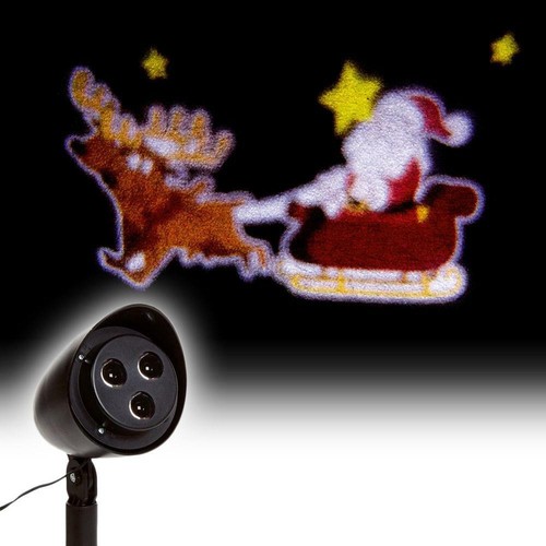 Santa Reindeer Light Wall Projector 