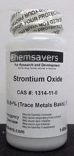 Strontium Oxide, 99.8+% (Trace Metals Basis), Certified, 25g