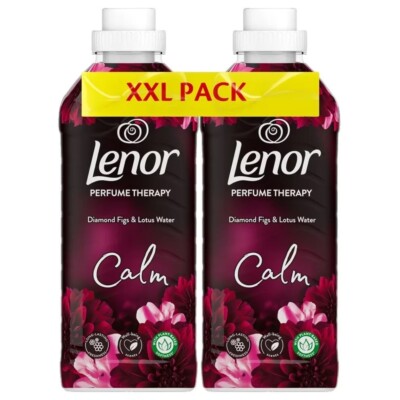 8,40 /L-3x Lenor Weichspüler-Diamantfeigen&Lotuswasser-Duopack-2x810ml (2x32Wsch