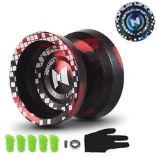 JOLESHARE Aluminum Alloy Yoyo Ball Set W/ Bearing Strings  Glove Durable T9C5