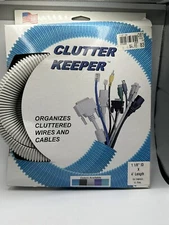Clutter Keeper Organizes Cluter Wires Cables 4 Long