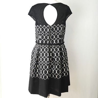 black and white cocktail dress size 14 Scarlett Nite Cocktail Dress Size 14
