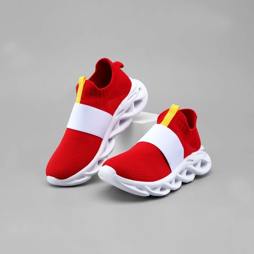 Sonic Shoes For Men For Women Sonic Sneakers Fan Gift Shoes For Christmas - Picture 2 of 4