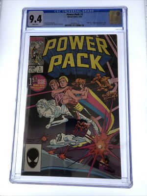 Power Pack #1 CGC 9.4 Marvel Comics Aug 1984 white pages 1st app Power Pack