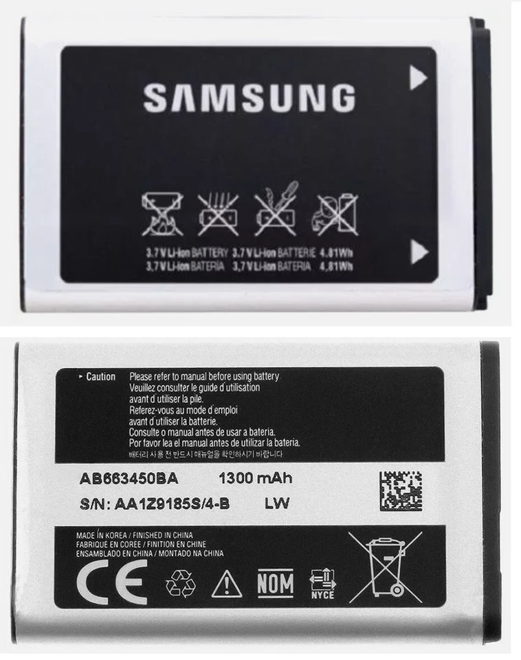 Новый OEM Samsung регби II 2 A847 регби III 3 A997 регби 4 B780 AB663450BA аккумулятор - Изображение 4 из 4