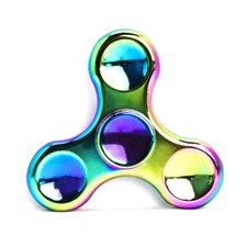 Rainbow Anti-Ansiedad Fidget Spinner [Metal Fidget Spinner] Juguete de mano Figit para