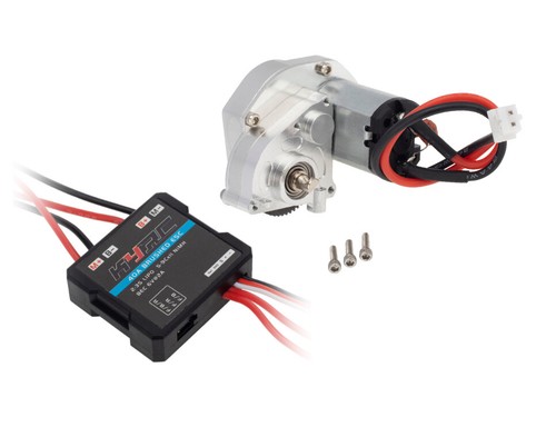 Aluminum Transmission Gear Box W/ ESC Motor 66T FOR 1/24 RC AXIAL SCX24 CRAWLER - Picture 13 of 13