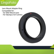 Lens Mount Adapter Ring OM M42 Mount Lens to for Olympus 4/3 Camera