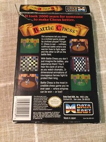 Battle Chess NES - Nintendo - COMPLETE - TESTED
