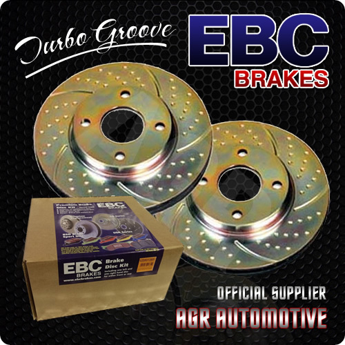 EBC TURBO GROOVE REAR DISCS GD816 FOR VOLKSWAGEN BORA 1.9 TD 150 BHP 2000-05 - Picture 1 of 1