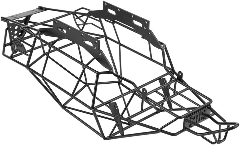 RC Car Roll Cage, Metal Chassis Frame RC Car Body Shell Cover for Axial