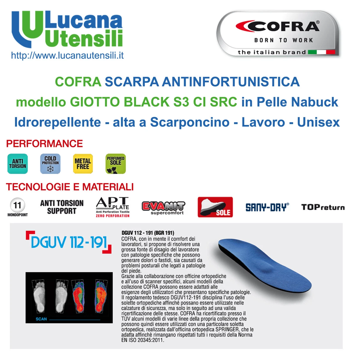 Scarpe antinfortunistiche deals cofra invernali
