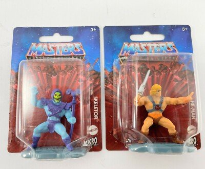 Masters of the Universe Micro Figures set of He-Man and Skeletor MOTU