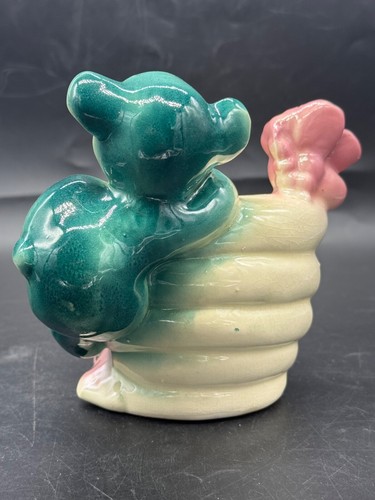 Royal Copely  honey bee and honey bear w/ bee succulent planter , 1950's - Picture 3 of 10