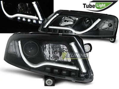 Ajovalot LED LTI LIGHT TUBE Sisäpuolella for AUDI A6 4F C6 04-08 Musta LPAU96WL 