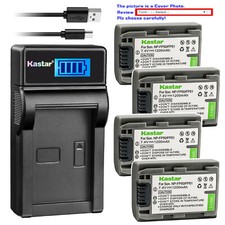 Kastar Battery LCD USB Charger for Sony NP-FP50 NP-FP51 Sony DCR-DVD505 DVD505