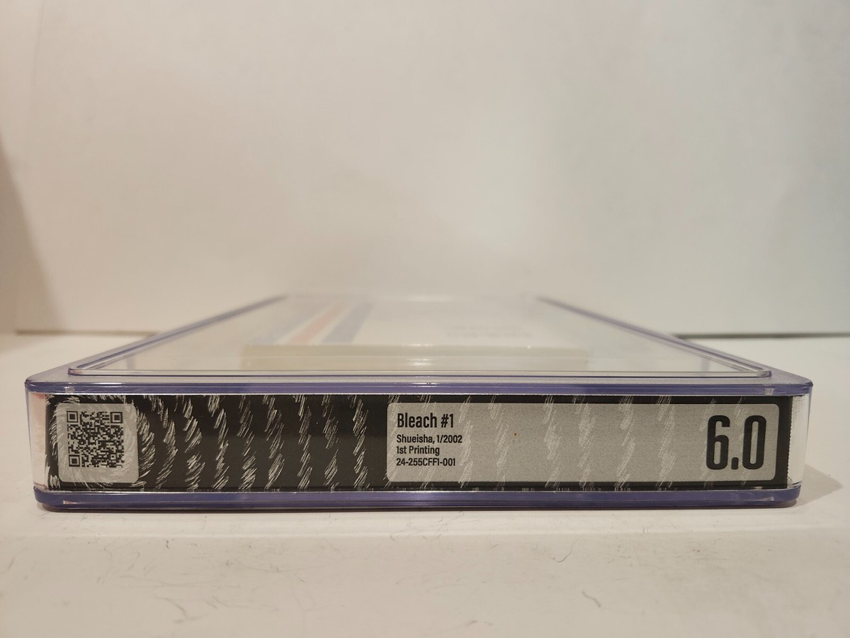 BGS 6.0 BLEACH Vol. 1 1st Printing Graded Comic Manga 2002 BGS 6.0 BLEACH Vol. 1 1st Printing Graded Comic Manga 2002