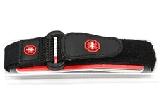 13-16mm Timex Medical lD Sport Wrap Nylon Hook & Loop Black Watch Band TX111BKR