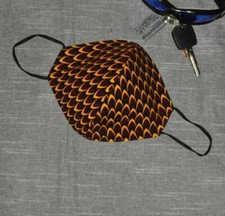 Face Mask Unisex African Fabric Flame print