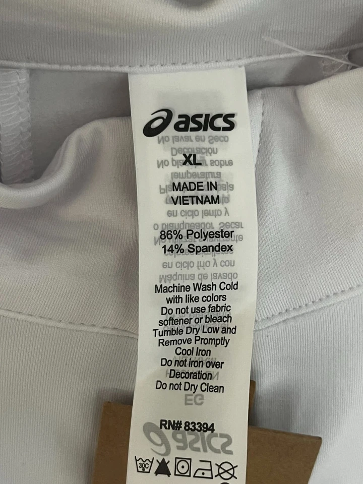 亚瑟士套衫拉链口袋背面拇指孔袖女士 XL(适合长 M 码) — 第 3/4 张图片