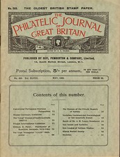 the philatelic journal of great britain . may 1938