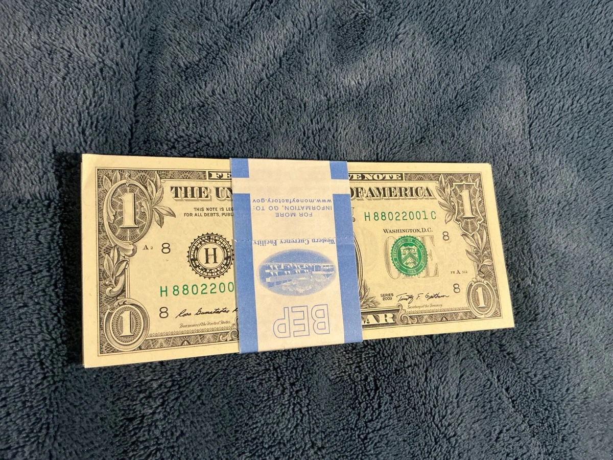 Circulated $1 2009 US Small Size Paper Money Notes for sale | eBay
