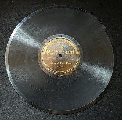 RARE! PreWar! Blind Blake Stonewall Street Blues Too Tight Paramount 12431 78