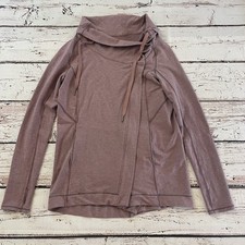 Lululemon Coast Easy Wrap Size 4 Misty Merlot Purple Pink Cardigan Sweater