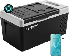 12 Volt Refrigerator 19QT(18L) Compressor Electric Cooler APP Control Car Fridge