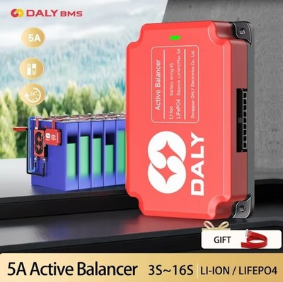 Daly BMS 5A Balancing Board Active Equalizer Balancer Li-ion  Lifepo4 3S -16S