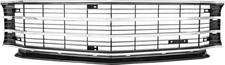 JEGS 79568 Grille Kit 1972 Chevy Chevelle El Camino Non-SS Models Includes: Silv
