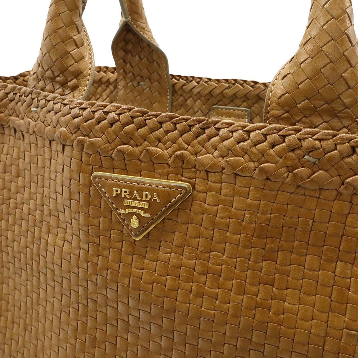 トートバッグ PRADA Camel Leather Shopping Bag Prada Camel Leather Shopping Bag | italist
