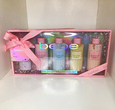 bebe Shimmer Body Lotion Collection 5pc Travel Set Berry/Coconut/Vanilla