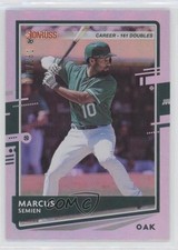 2020 Panini Donruss Career Stat Line 90/161 Marcus Semien #92 y0i