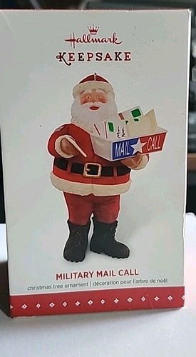Hallmark Andenken Spielzeugmacher Weihnachtsmann 2015 Ornament - - Militär Post Anruf  - Bild 1 von 6