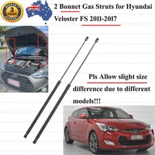 2 Front Bonnet Hood Gas Struts for Hyundai Veloster FS Series 2011-2017 Coupe
