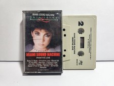 Primitive Love by Miami Sound Machine Cassette, 1985, Epic Records 