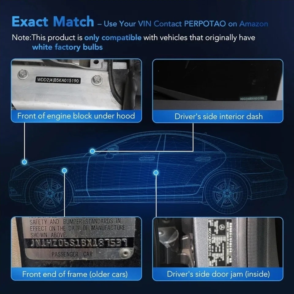 Bombillas de faros LED D3S D3R 💡 46000LM 6000K CANBUS xenón actualización HID ✅ Paquete de 2 Foto 4 de 4