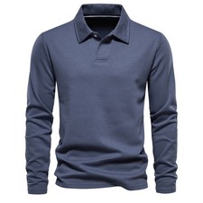 Men's Long Sleeve Casual Solid Color Top