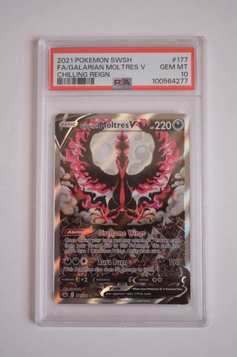 Galarian Moltres V graded PSA 10 for sale on eBay