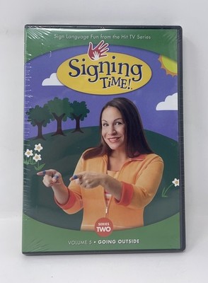 Signing Time! Series 2 Vol 5: Going Outside DVD Kids Sign Language Education NEW