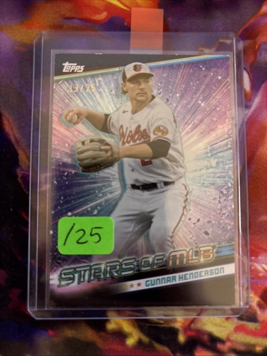 Gunnar Henderson [Black] #SMLB-33 2024 Topps Stars of MLB card