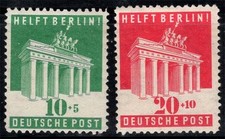 Amerikanische, Britische Zone 1948 Mi. 101-102 Postfrisch 100% Brandenburger Tor