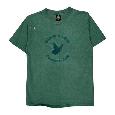 H.L. Miller Single Stitch T-Shirt - Medium Green Cotton