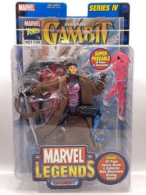 TOYBIZ MARVEL LEGENDS GAMBIT - Series IV 2003 - X-MEN SEALED/NIB