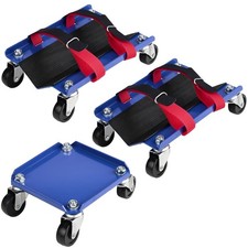Snowmobile Dolly Set Max Supporting 1500Lbs with Heavy Duty Straps